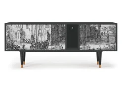 Móvel De Tv* Mueble de TV - 170х69х48 cm - T1 - Castle by Breugel, Antracite Cinza antracite