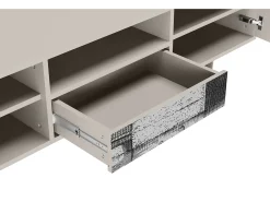 Mueble de TV - 170х59х41 cm - T6 - Castle by Breugel, Areia^ Móvel De Tv