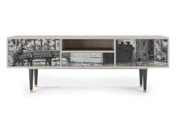 Mueble de TV - 170х59х41 cm - T6 - Castle by Breugel, Areia^ Móvel De Tv