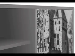 Mueble de TV - 170х69х48 cm - T2 - Castle with Bridge, Cinza^ Móvel De Tv