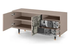 Outlet Mueble de TV - 125х56х41 cm - T7 - Castle by Breugel, Latte Bege