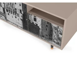 Outlet Mueble de TV - 125х56х41 cm - T7 - Castle by Breugel, Latte Bege