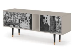 Mueble de TV - 170х69х48 cm - T1 - Castle with Bridge, Areia^ Móvel De Tv