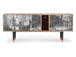 Móvel De Tv| Mueble de TV - 170х69х48 cm - T1 - Castle by Breugel, Nogueira Castanho