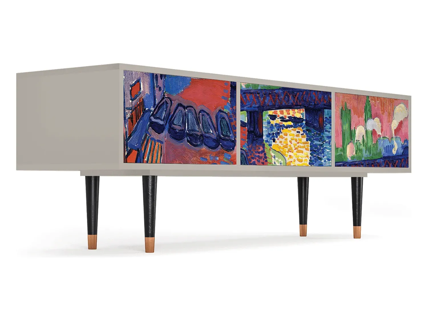 Mueble de TV - 170х59х48 cm - T4 - Charing Cross Bridge, Areia^ Móvel De Tv