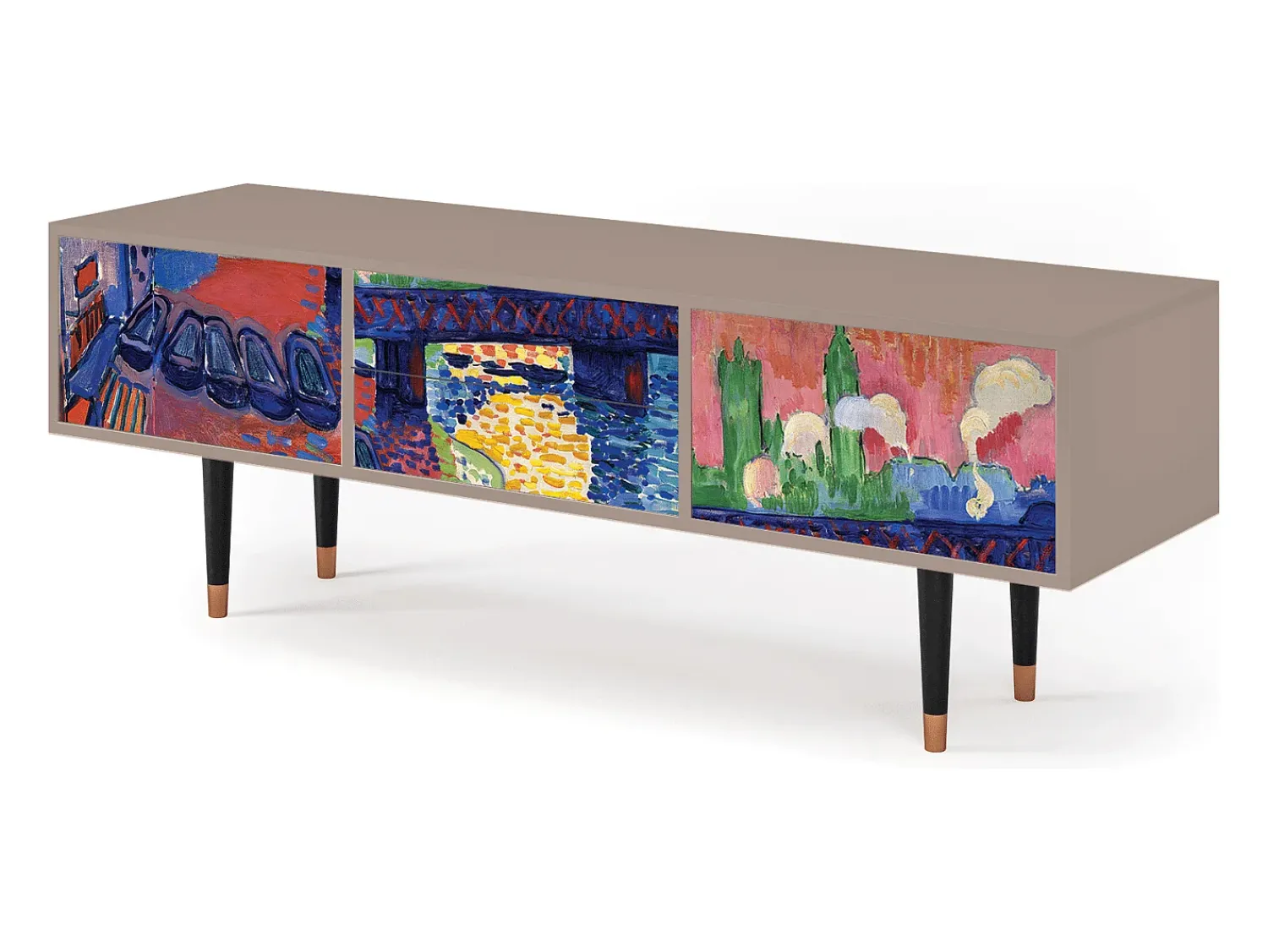 Online Mueble de TV - 170х59х48 cm - T4 - Charing Cross Bridge, Latte Bege