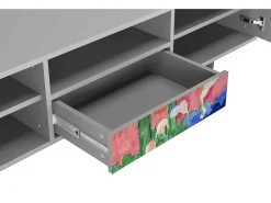 Clearance Mueble de TV - 170х59х41 cm - T6 - Charing Cross Bridge, Cinza Cinzento
