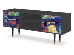 Mueble de TV - 170х69х48 cm - T2 - Charing Cross Bridge, Antracite^ Móvel De Tv