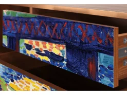 Móvel De Tv| Mueble de TV - 170х59х48 cm - T4 - Charing Cross Bridge, Nogueira Castanho
