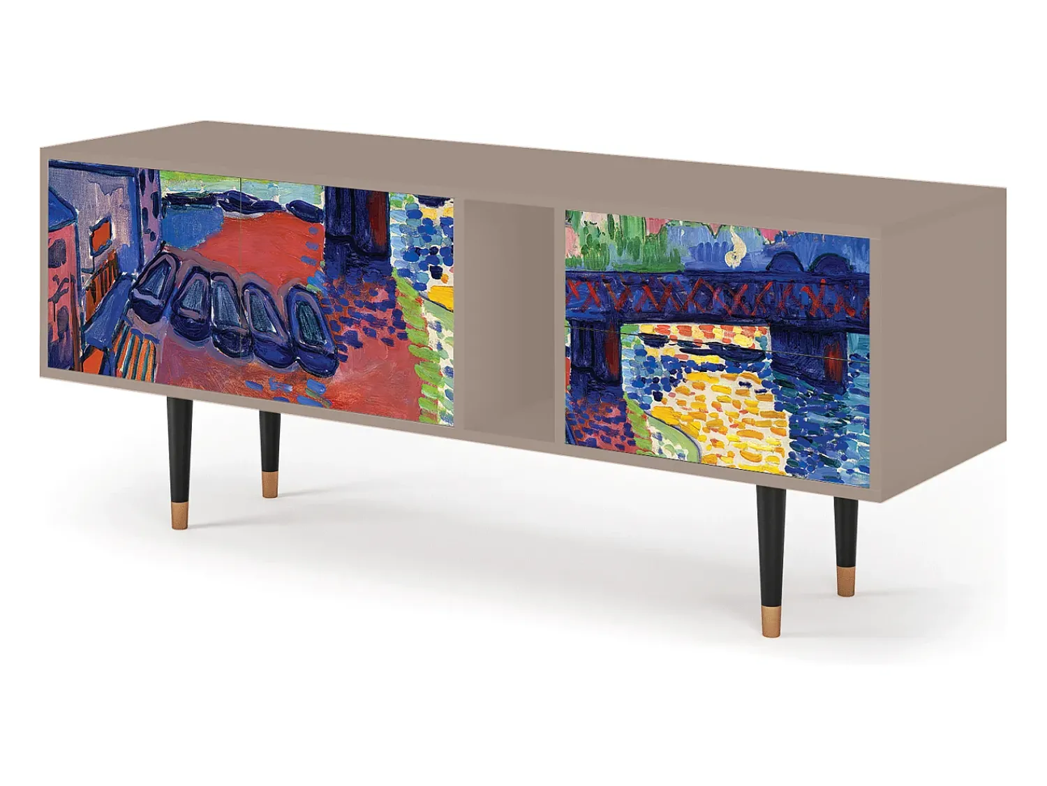Mueble de TV - 170х69х48 cm - T1 - Charing Cross Bridge, Latte^ Móvel De Tv