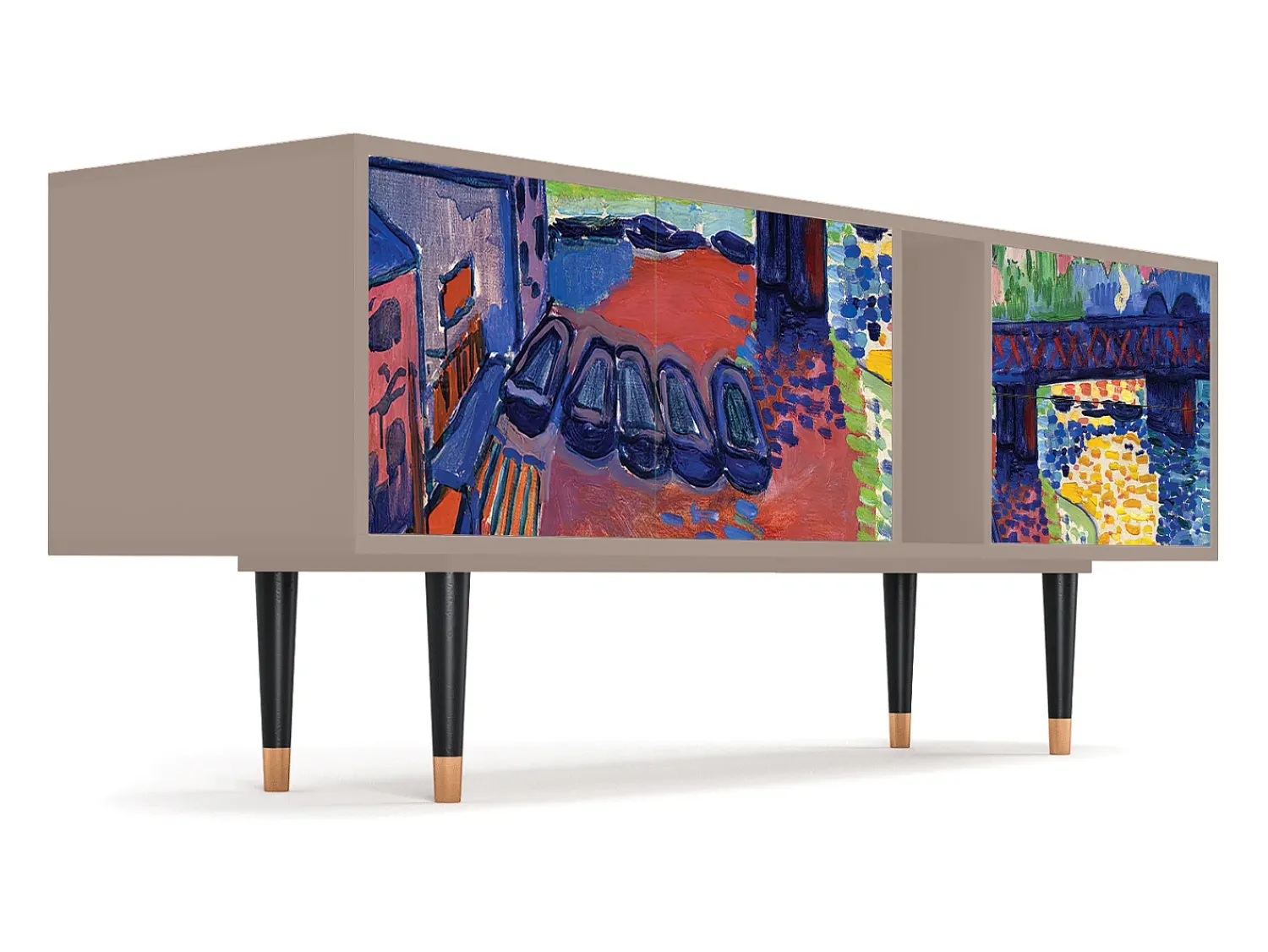 Mueble de TV - 170х69х48 cm - T1 - Charing Cross Bridge, Latte^ Móvel De Tv