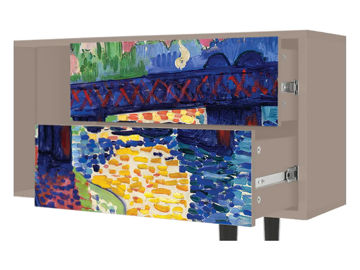 Mueble de TV - 170х69х48 cm - T1 - Charing Cross Bridge, Latte^ Móvel De Tv