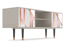 Móvel De Tv* Mueble de TV - 170х69х48 cm - T2 - Champagne Story, Areia Bege