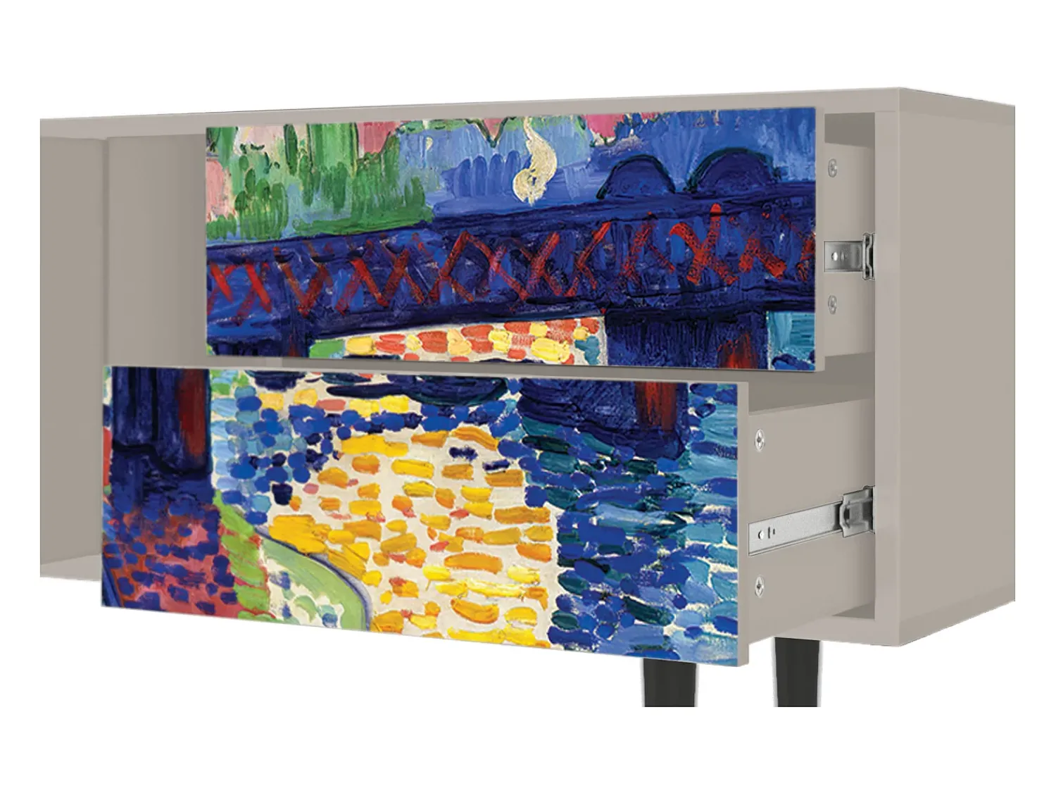 Mueble de TV - 170х69х48 cm - T1 - Charing Cross Bridge, Areia^ Móvel De Tv