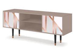 Online Mueble de TV - 170х69х48 cm - T2 - Champagne Story, Latte Bege