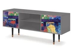Clearance Mueble de TV - 170х69х48 cm - T2 - Charing Cross Bridge, Cinza Cinzento