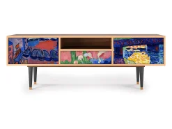Mueble de TV - 170х59х41 cm - T6 - Charing Cross Bridge, Nogueira^ Móvel De Tv