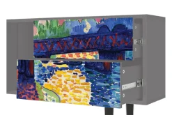 Mueble de TV - 170х69х48 cm - T1 - Charing Cross Bridge, Cinza^ Móvel De Tv