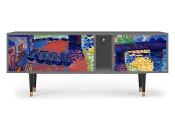 Mueble de TV - 170х69х48 cm - T1 - Charing Cross Bridge, Cinza^ Móvel De Tv