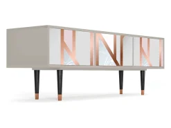 Discount Mueble de TV - 170х59х48 cm - T4 - Champagne Story, Areia Bege