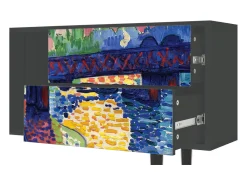 Discount Mueble de TV - 170х69х48 cm - T1 - Charing Cross Bridge, Antracite Cinza antracite