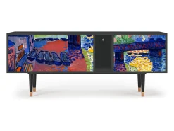 Discount Mueble de TV - 170х69х48 cm - T1 - Charing Cross Bridge, Antracite Cinza antracite
