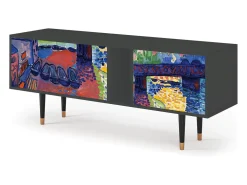Discount Mueble de TV - 170х69х48 cm - T1 - Charing Cross Bridge, Antracite Cinza antracite