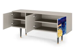 Móvel De Tv| Mueble de TV - 150х69х41 cm - T5 - Charing Cross Bridge, Areia Bege