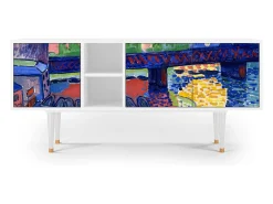 Sale Mueble de TV - 150х69х41 cm - T5 - Charing Cross Bridge, Branco Bege
