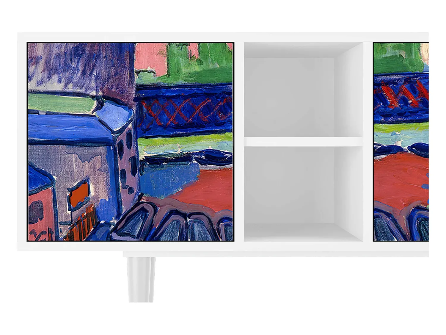 Sale Mueble de TV - 150х69х41 cm - T5 - Charing Cross Bridge, Branco Bege