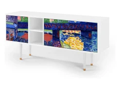 Sale Mueble de TV - 150х69х41 cm - T5 - Charing Cross Bridge, Branco Bege