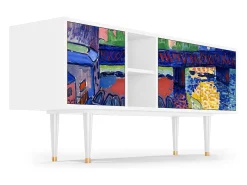 Sale Mueble de TV - 150х69х41 cm - T5 - Charing Cross Bridge, Branco Bege