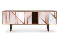 Sale Mueble de TV - 170х69х48 cm - T1 - Champagne Story, Nogueira Castanho