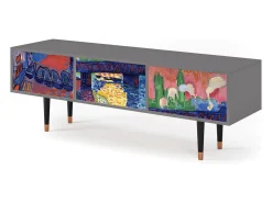 Mueble de TV - 170х59х48 cm - T4 - Charing Cross Bridge, Cinza Cinzento