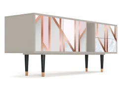Best Mueble de TV - 170х69х48 cm - T1 - Champagne Story, Areia Bege