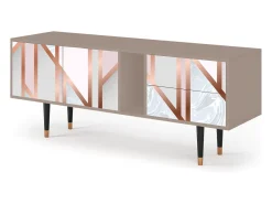 Outlet Mueble de TV - 170х69х48 cm - T1 - Champagne Story, Latte Bege