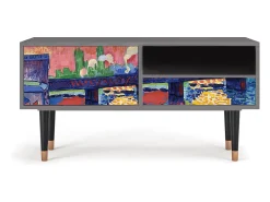 Móvel De Tv| Mueble de TV - 115х59х48 cm - T3 - Charing Cross Bridge, Areia Bege