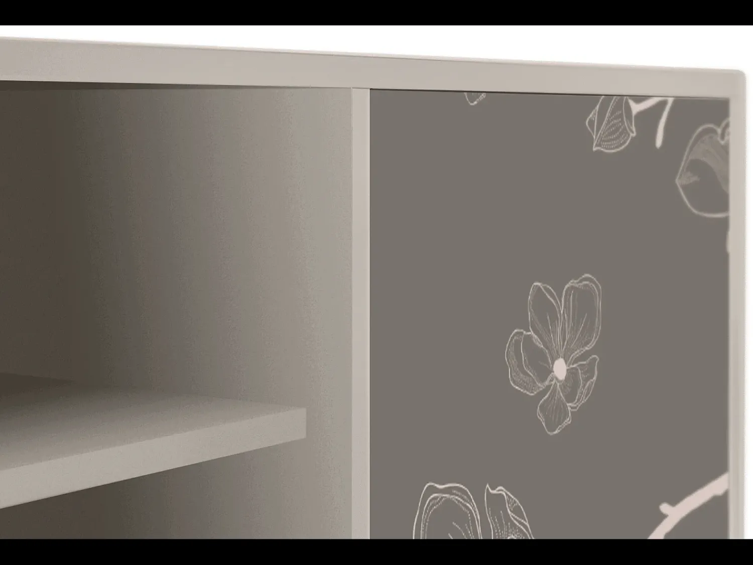 Móvel De Tv| Mueble de TV - 170х69х48 cm - T2 - Cherry Blossom, Areia Bege