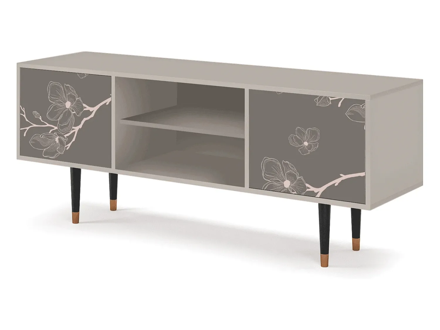 Móvel De Tv| Mueble de TV - 170х69х48 cm - T2 - Cherry Blossom, Areia Bege