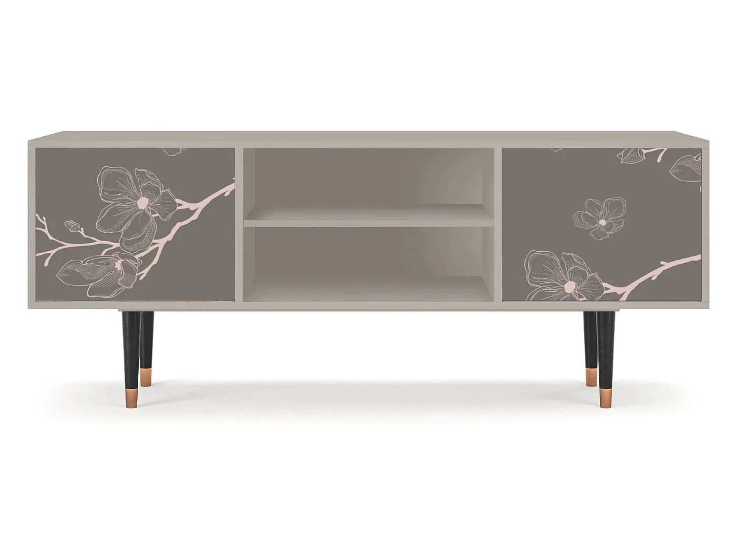 Móvel De Tv| Mueble de TV - 170х69х48 cm - T2 - Cherry Blossom, Areia Bege