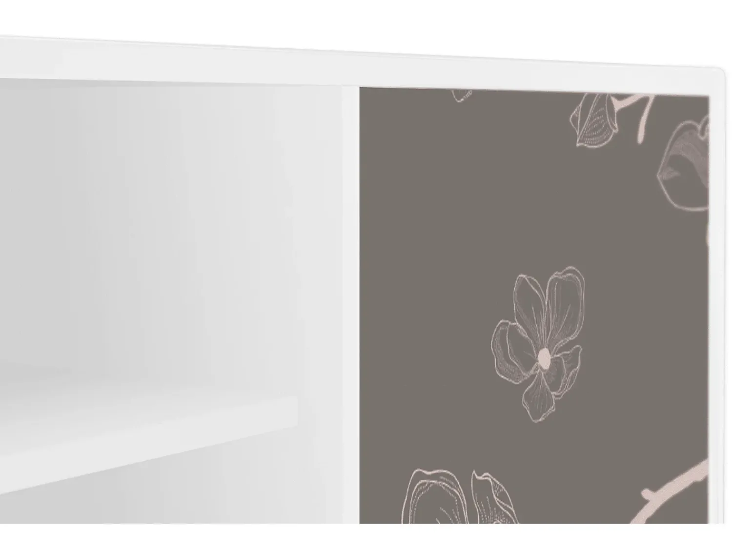 Móvel De Tv| Mueble de TV - 170х69х48 cm - T2 - Cherry Blossom, Branco Bege