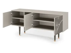 Móvel De Tv* Mueble de TV - 150х69х41 cm - T5 - Cherry Blossom, Areia Bege