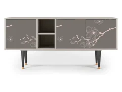 Móvel De Tv* Mueble de TV - 150х69х41 cm - T5 - Cherry Blossom, Areia Bege
