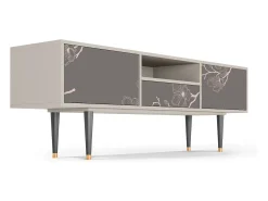 Móvel De Tv* Mueble de TV - 170х59х41 cm - T6 - Cherry Blossom, Areia Bege