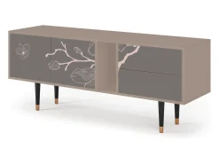 Best Mueble de TV - 170х69х48 cm - T1 - Cherry Blossom, Latte Bege