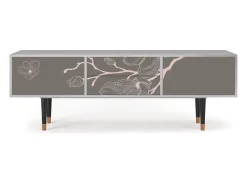 Outlet Mueble de TV - 170х59х48 cm - T4 - Cherry Blossom, Cinza Cinzento