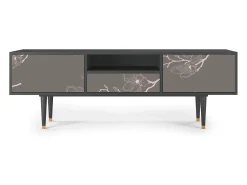 Móvel De Tv| Mueble de TV - 170х59х41 cm - T6 - Cherry Blossom, Antracite Cinza antracite