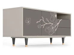 Mueble de TV - 125х56х41 cm - T7 - Cherry Blossom, Areia^ Móvel De Tv