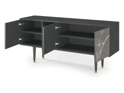 Clearance Mueble de TV - 150х69х41 cm - T5 - Cherry Blossom, Antracite Cinza antracite
