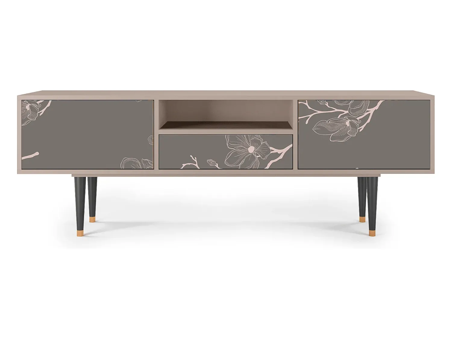 Mueble de TV - 170х59х41 cm - T6 - Cherry Blossom, Latte^ Móvel De Tv